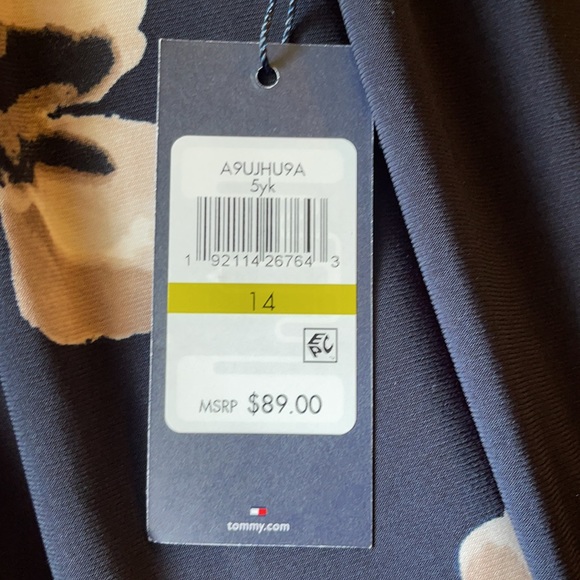 Tommy Hilfiger sleeveless, short shift dress, blue - Picture 4 of 4